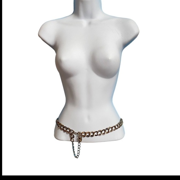 Silvertone Chain Link Vintage Belt - Picture 5 of 8